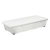 Boite de rangement sous lit à roulettes 30 litres