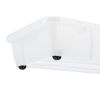 Boite de rangement sous lit à roulettes 30 litres