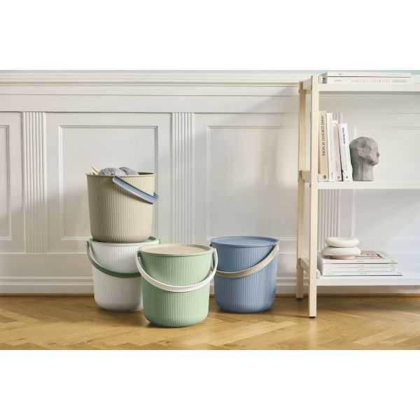 Seau de Rangement Elégant Coloré 10 litres
