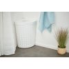 Grand Panier à linge d'angle en plastique 62 litres