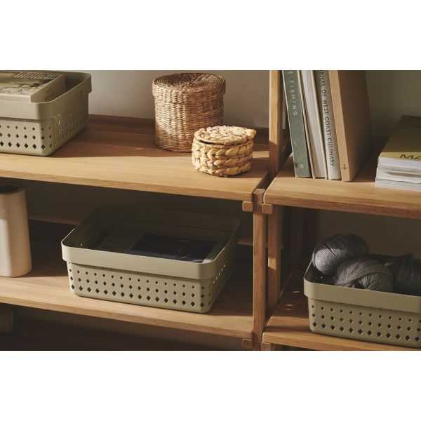 Corbeille de rangement élégante pour salle de bain M