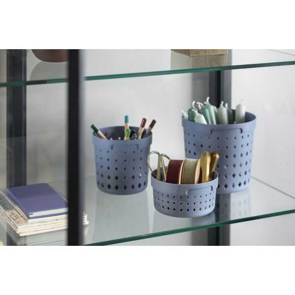 Petite corbeille de rangement ronde élégante