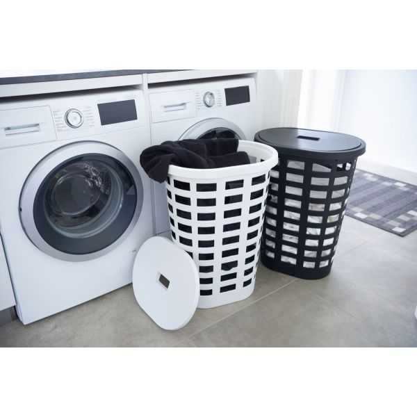 Panier à linge moderne 54 litres ovale