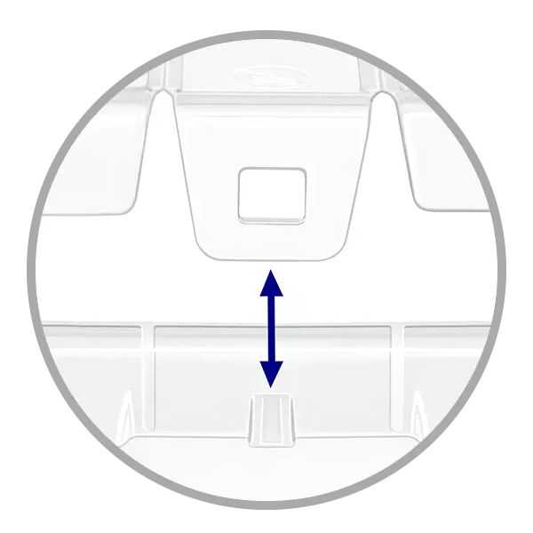 Boîte de rangement 12 litres avec couvercle papillon