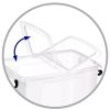 Boîte de rangement transparente à couvercle clipsable 65 litres