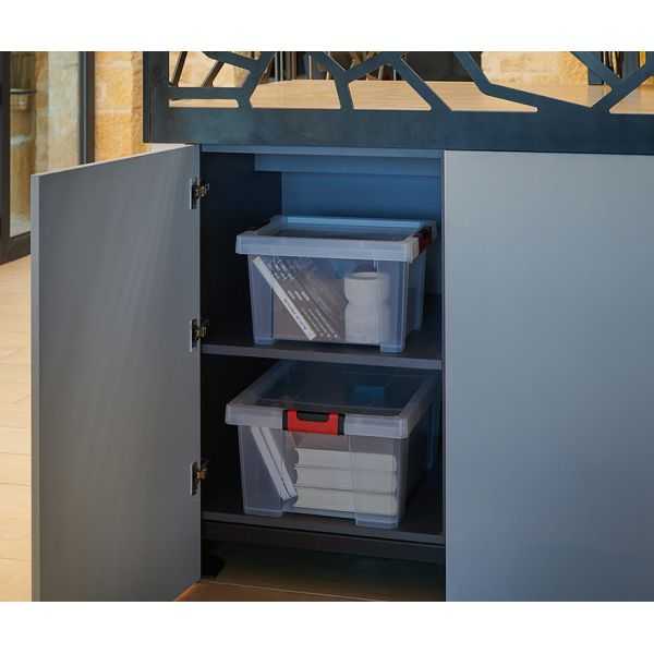 Boîte de rangement solide Clipstock 5 litres