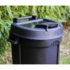 Poubelle extérieure avec roues et poignée 110 litres