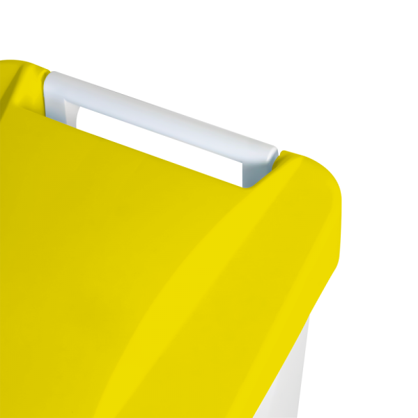 Poubelle professionnelle à pédale 60 L avec couvercle