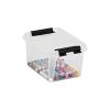 Petite Boîte transparente en plastique 1,5 litres