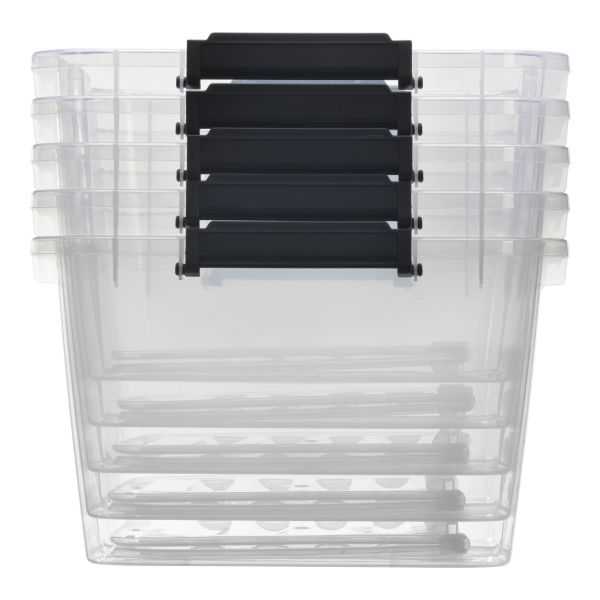 Boîte de rangement avec couvercle Home Box 8 litres