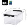 Boîte en plastique avec couvercle clipsable 8 litres
