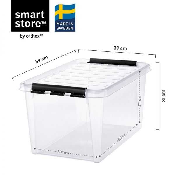 Boîte de rangement empilable 46 litres