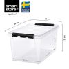 Boîte de rangement empilable 46 litres