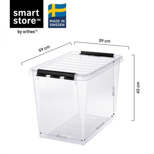 Grande Caisse de rangement empilable 66 litres