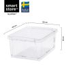 Boîte de rangement Bleue transparente 14 litres