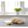 2 Boîtes rectangulaires pour frigo et congélateur 700 ml