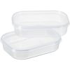 2 Boîtes rectangulaires pour frigo et congélateur 700 ml