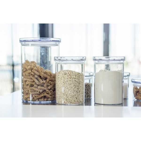 Boîte de conservation ronde pour placard 800 ml