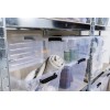 Boite transparente avec couvercle pliant 50 litres