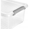Petite boîte transparente avec couvercle 3,7 litres