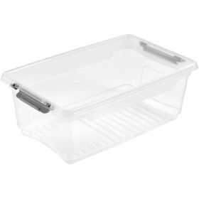 Petite boîte transparente avec couvercle 3,7 litres
