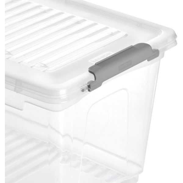 Boîte transparente empilable avec couvercle 5,4 litres