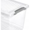 Boîte transparente empilable avec couvercle 5,4 litres