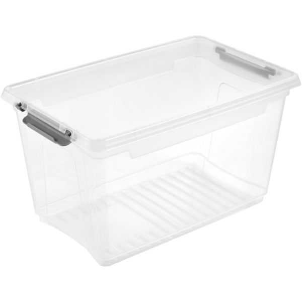 Boîte transparente empilable avec couvercle 5,4 litres