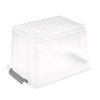 Bac Transparent avec couvercle et clips 16,6 litres