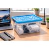 Boîte de rangement avec couvercle 27 litres