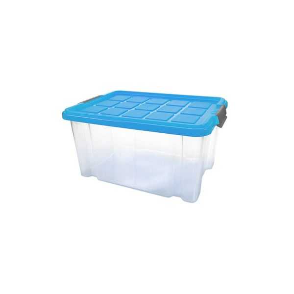Boîte de rangement avec couvercle 27 litres