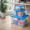 Lot de 3 Boîtes de Rangement avec Couvercle