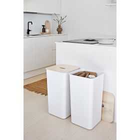 Bac de rangement Collect 53 litres blanc