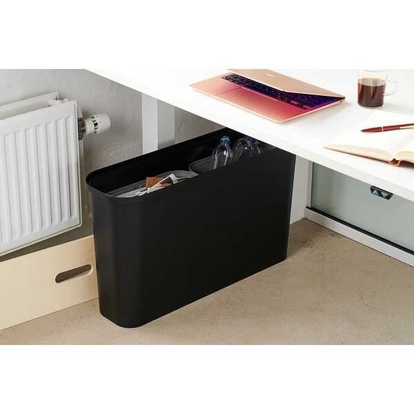 Bac de rangement COLLECT Slim 46 litres noir