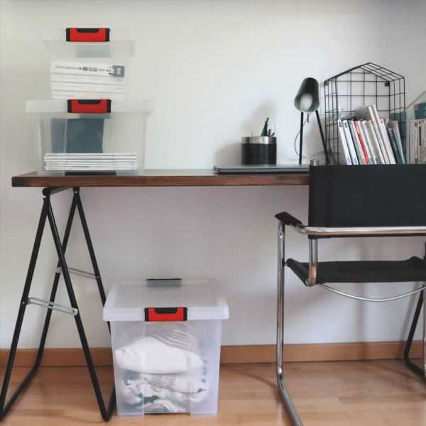 Boîte de rangement solide Clipstock 30 litres