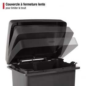 Poubelle professionnelle à pédale pour tri 71 litres