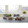 Boîte alimentaire rectangulaire plate&nbsp;1,5 litres