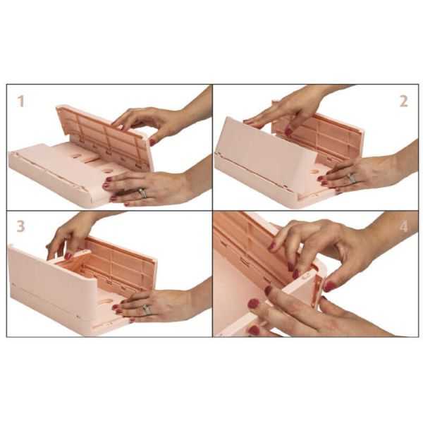 Corbeille de Rangement pliable Mini format A6
