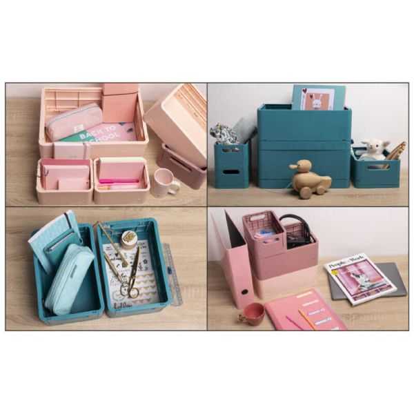 Corbeille de Rangement case pliable Midi format A6