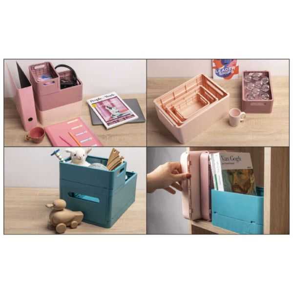 Corbeille de Rangement case pliable Midi format A6