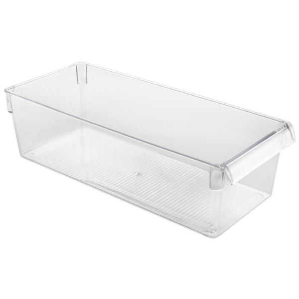 Moyen Bac Organiseur de Frigo Transparent