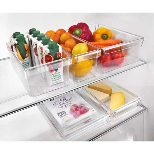 Moyen Bac Organiseur de Frigo Transparent