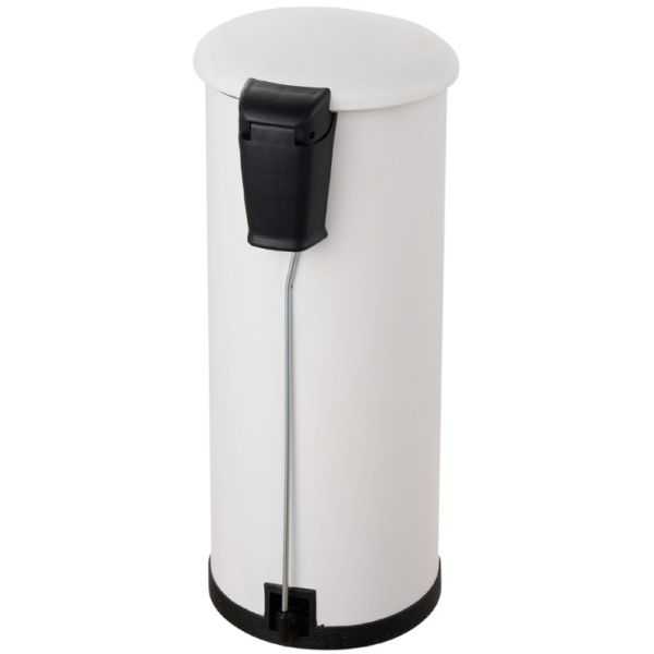 Poubelle à pédale couvercle fermeture lente 20 litres