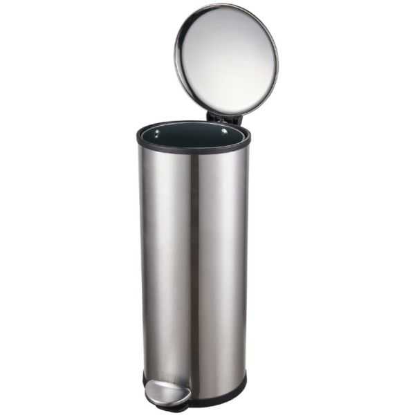 Poubelle à pédale en inox 20 litres