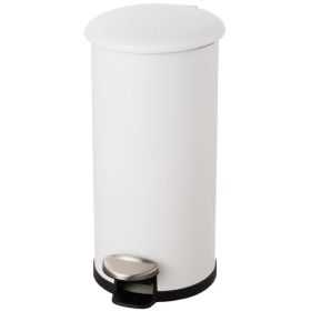 Poubelle à pédale couvercle fermeture lente 12 litres