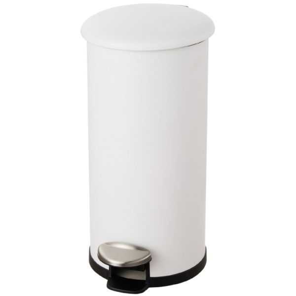 Poubelle à pédale couvercle fermeture lente 12 litres