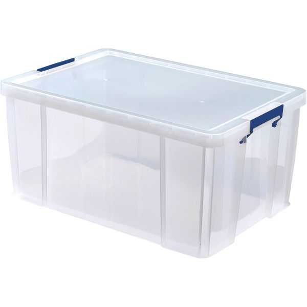 Grande Boîte de rangement empilable solide 70 litres