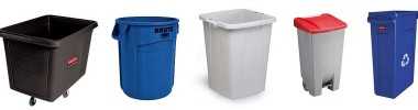 Conteneur et grandes poubelles